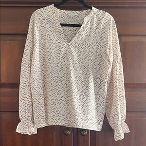 THML Cream Patterned Blouse